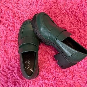London Rag Green Loafers for Women